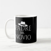 Padre del Novio Spanischer Vater des Grooms Weddin Kaffeetasse (Links)
