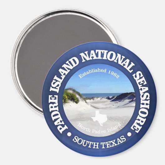 Padre Island National Seashore Magnet (Vorderseite/Rückseite)