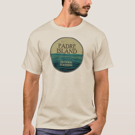 Padre Island National Seashore Ocean Birds T-Shirt (Vorderseite)