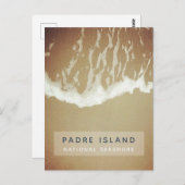 Padre Island National Seashore Ocean Waves Beach Postkarte (Vorne/Hinten)
