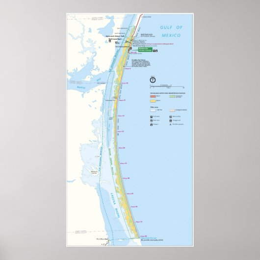 Padre Island National Seashore Poster (Vorne)