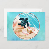 Padre Island National Seashore Postkarte (Vorne/Hinten)