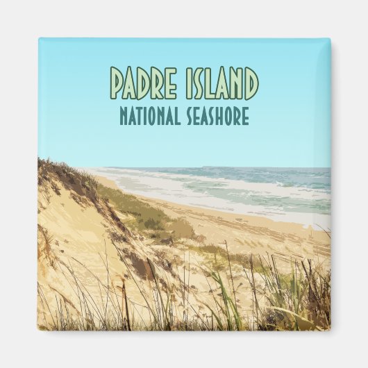 Padre Island National Seashore Texas Magnet (Vorne)