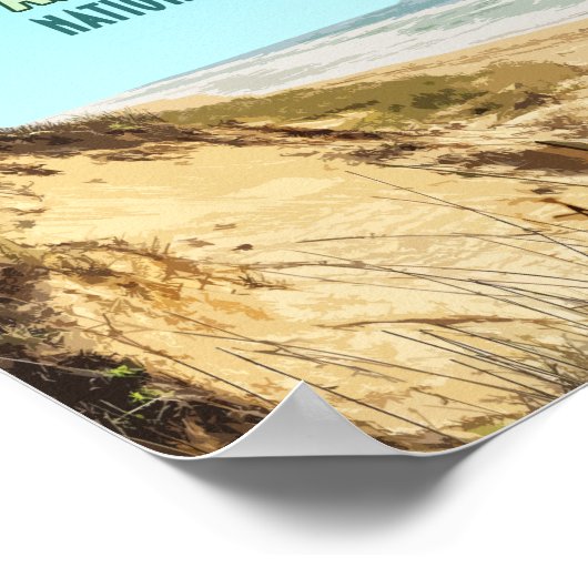Padre Island National Seashore Texas Poster (Ecke)