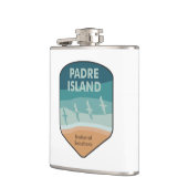 Padre Island National Seashore Texas Seagulls Flachmann (Links)