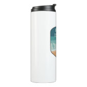 Padre Island National Seashore Texas Seagulls Thermosbecher (Nach links gedreht)