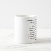 PADRE NUESTRO PRAYER PRAYER MUG SPANISCHEN LORDS KAFFEETASSE (Mittel)
