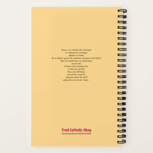 Padre Pio betet Hoffnung Keine Sorge beruhigt Insp Notizblock (Rückseite)