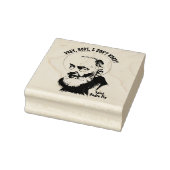 Padre Pio Capuchin Priester Katholischer Kautschuk Gummistempel (Stempel)