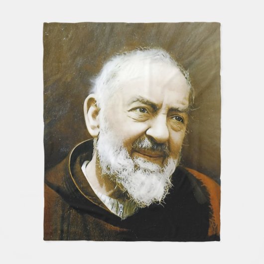 Padre Pio, Fleecedecke (Vorderseite)