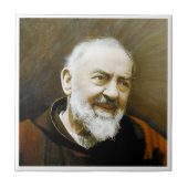 Padre Pio, Fliese (Vorderseite)