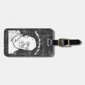 Padre Pio Gepäckanhänger (Vorderseite horizontal)