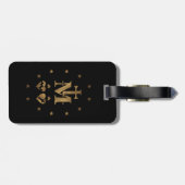 Padre Pio Gepäckanhänger (Rückseite horizontal)