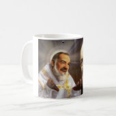 Padre Pio Kaffeetasse (Vorderseite Links)
