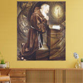 Padre Pio Leinwanddruck (Insitu (Wohnzimmer))
