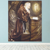 Padre Pio Leinwanddruck (Insitu (Holzboden))