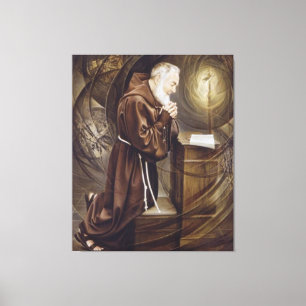 Padre Pio Leinwanddruck