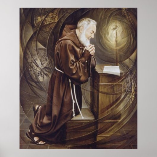 Padre Pio Poster (Vorne)