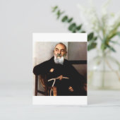 Padre Pio Postkarte (Stehend Vorderseite)