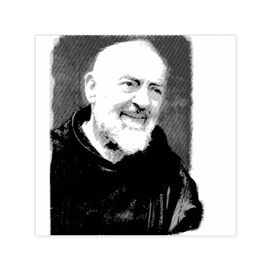 Padre Pio Rubber Briefmarke Permastempel (Design)