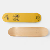 Padre Pio Skateboard, 7¾ Zoll Deck Skateboard (Horizontal)