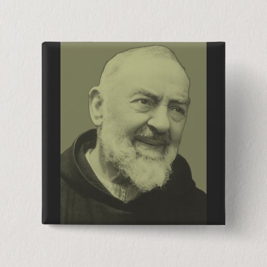 Padre Pio von Pietrelcina Button (Vorderseite)