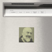 Padre Pio von Pietrelcina Magnet (In Situ (Geschirrspüler))