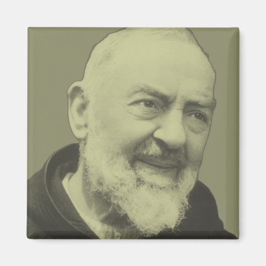 Padre Pio von Pietrelcina Magnet (Vorne)