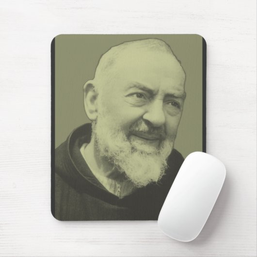 Padre Pio von Pietrelcina Mousepad (Mit Mouse)