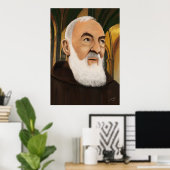 Padre Pio von Pietrelcina Poster (Heimbüro)