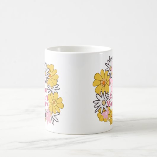 Padre Pio Zitat katholisch Kaffeetasse (Mittel)