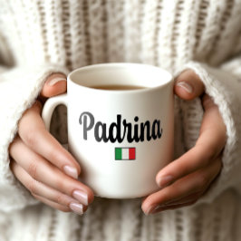 Padrina Italian Flag Mug - Gift for Godmother Kaffeetasse