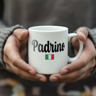 Padrino Italienische Flagge Tasse - Italienisches 