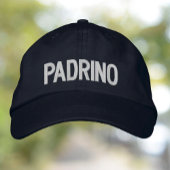 Padrino (Pate.) bestickte Verschlusskappe Baseballkappe