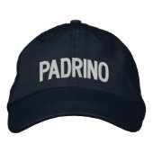 Padrino (Pate.) bestickte Verschlusskappe Baseballkappe (Vorderseite)