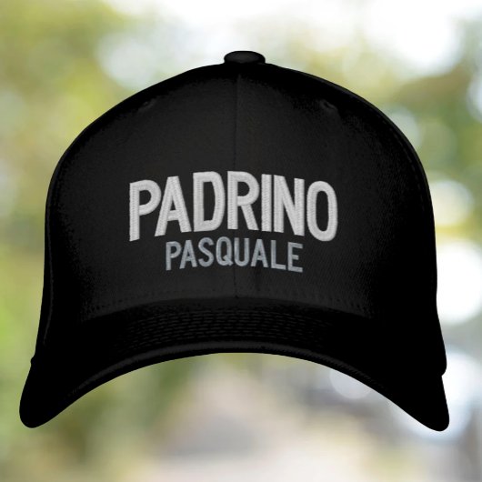 Padrino (Pate) Personalisiert bestickt Bestickte Baseballkappe