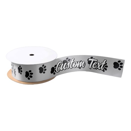Pads Muster Satin Ribbon Satinband (Spule)