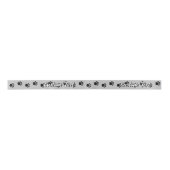 Pads Muster Satin Ribbon Satinband (Vorderseite)