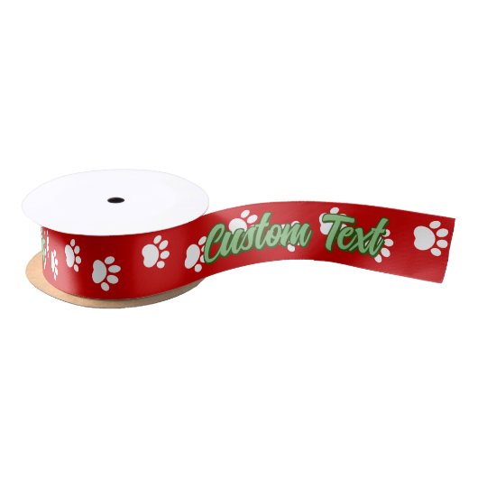 Pads Muster Satin Ribbon Satinband (Spule)