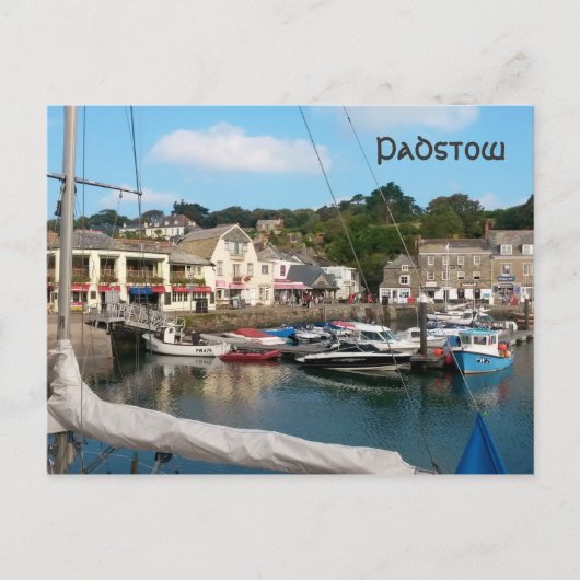 Padstow Cornwall England Postkarte (Vorderseite)