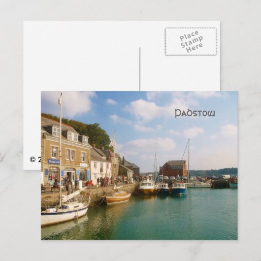 Padstow Cornwall England Postkarte (Vorne/Hinten)