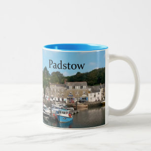 Padstow Cornwall England Zweifarbige Tasse