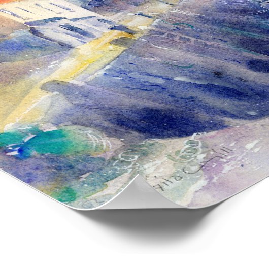 Padstow Habour Poster (Ecke)