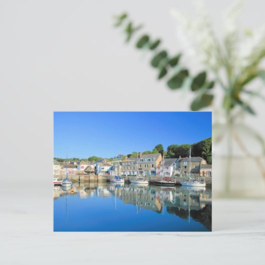 Padstow in Cornwall Postkarte (Stehend Vorderseite)