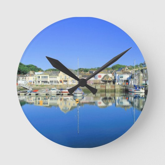 Padstow Wall Clock Runde Wanduhr (Vorderseite)