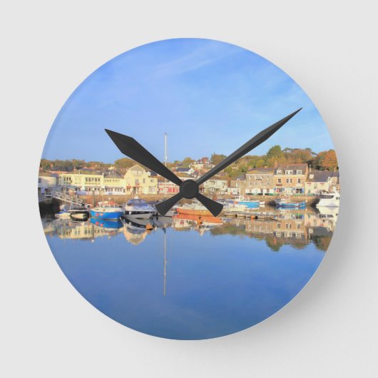 Padstow Wall Clock Runde Wanduhr (Vorderseite)