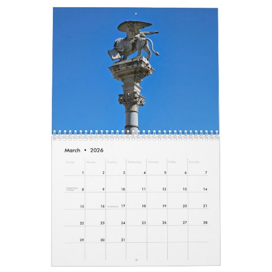Padua-Kalender 2026 Kalender (Mär 2026)