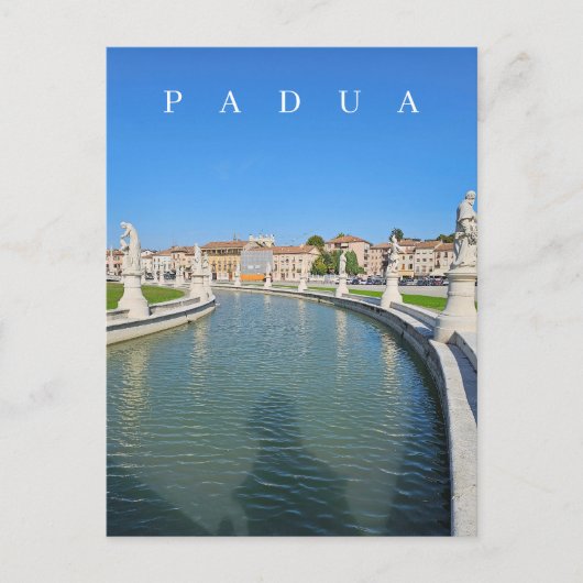 Padua Prato della Valle Aussicht Postkarte (Vorderseite)