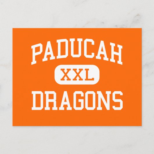 Paducah - Drachen - Oberschule - Paducah Texas Postkarte (Vorderseite)