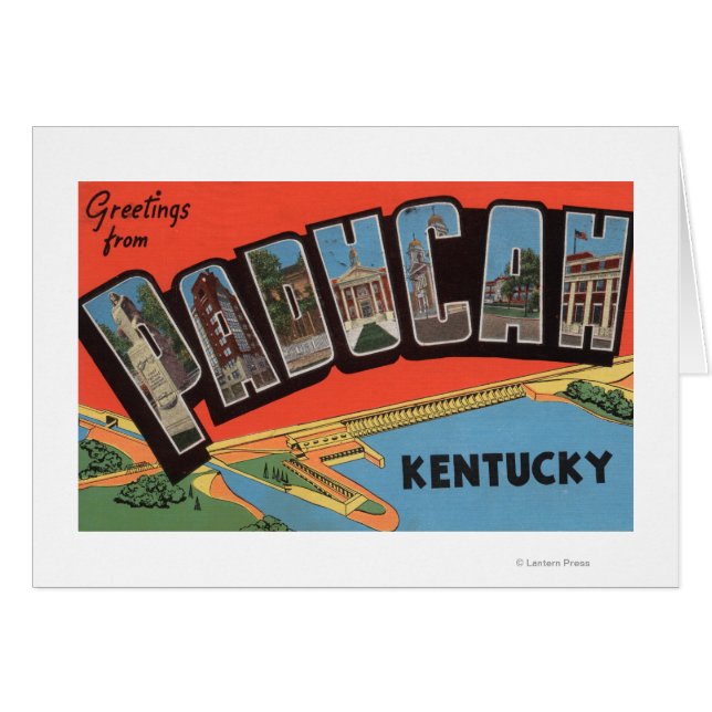 Paducah, Kentucky - Große Buchstabenszenen (Vorderseite (Horizontal))